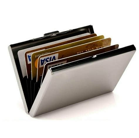 rfid credit card holder stainless steel|rfid card holder wallet.